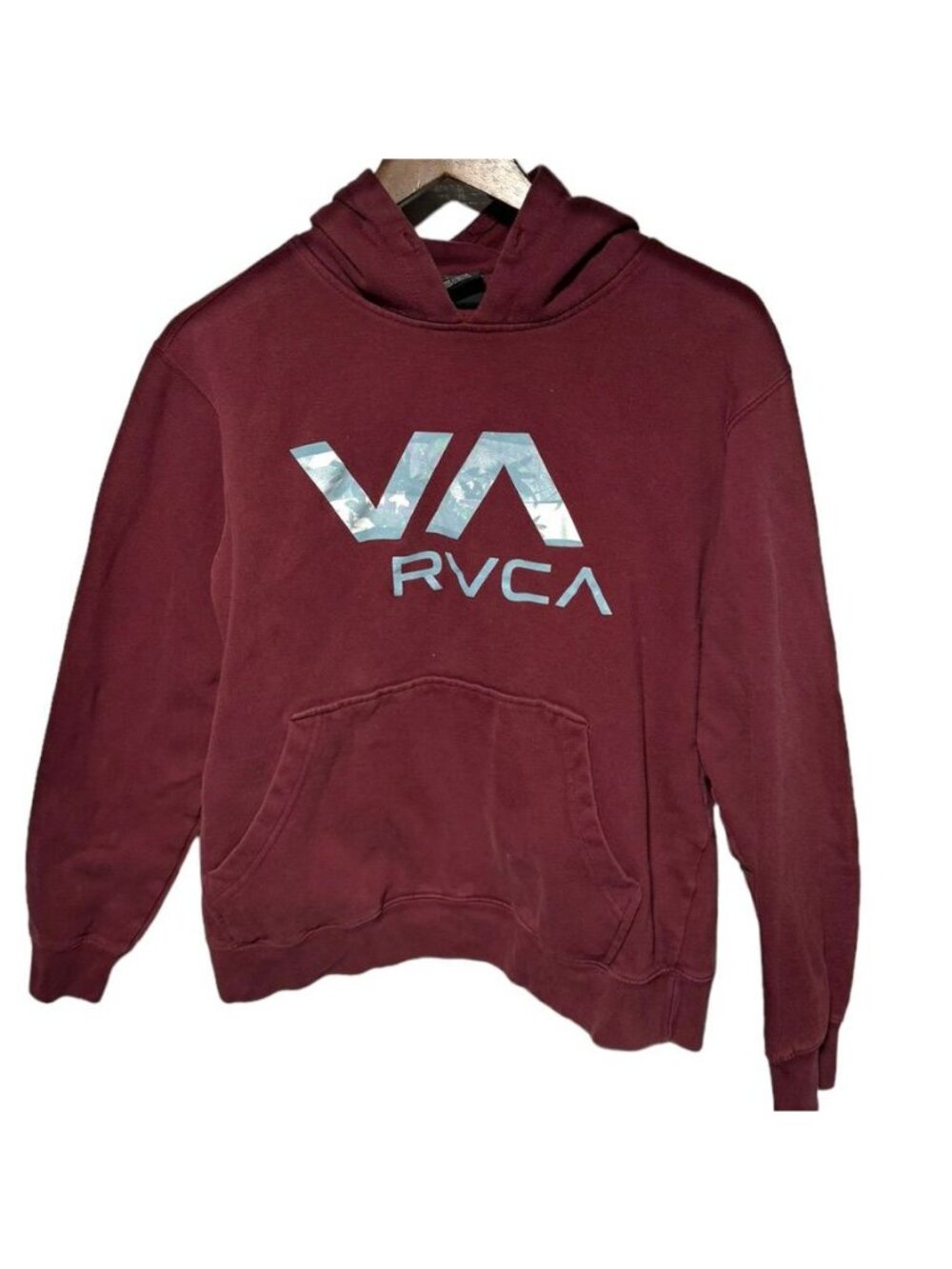 RVCA Red Hoodie Size Medium